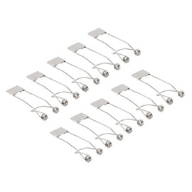 PATIKIL 53x19mm Downlight Spring Clips, 20 Pack Emitting Diode Recessed Lighting Accessories Securing Clamps for Ceiling Lamp