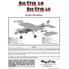 Great Planes Model Airplane Plans (RC): BIG STIK 60 68½"