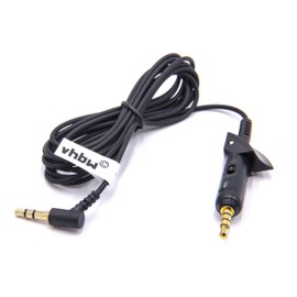 vhbw Adapter Cable for Headphones, Headset for Bose QuietComfort 15 QC2, QC15 with Hi/Low Switch.