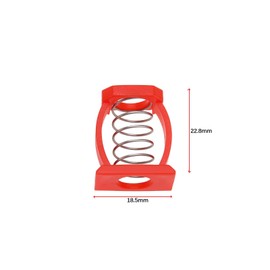 2PCS C Buckle Springs Bicycle Hinge Clip Bicycle Limit Hinge Clamp Compatible with Brompton Folding Bike Red C Shaped Clip Bike Accessories