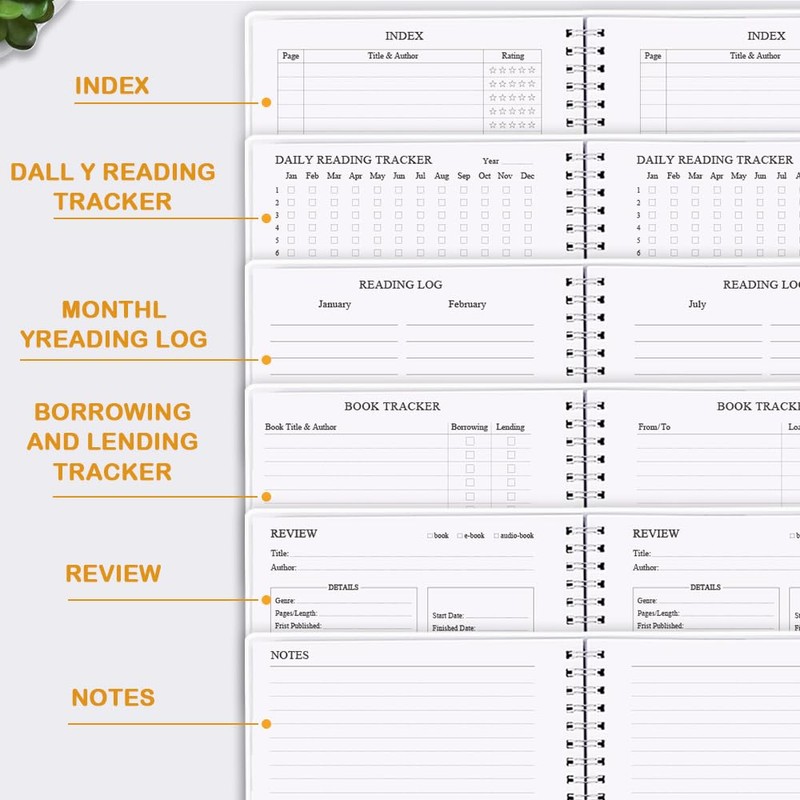 Getvow Reading Journal - Review and Track Your Reading Progress