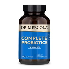 Dr. Mercola Complete Probiotics 70 Billion CFU, 90 Servings (90 Capsules), Dietary Supplement, Supports Digestive Health, Non GMO, NSF Certified