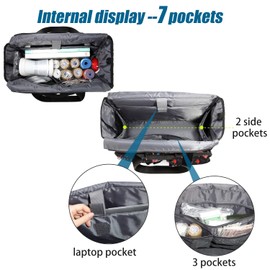 Utility Tote Bag for Work Women Teacher Nurse Diaper Carry on Travel Gift Nurse Teaching Nursing School Student Graduation (PINK)