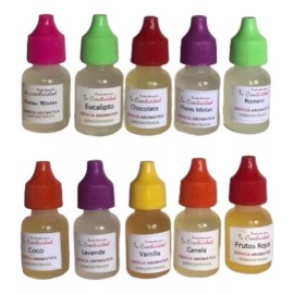Productos Naturaly 10 Esencias Aromaticas 10ml Concentradas Aromaterapia Jabón