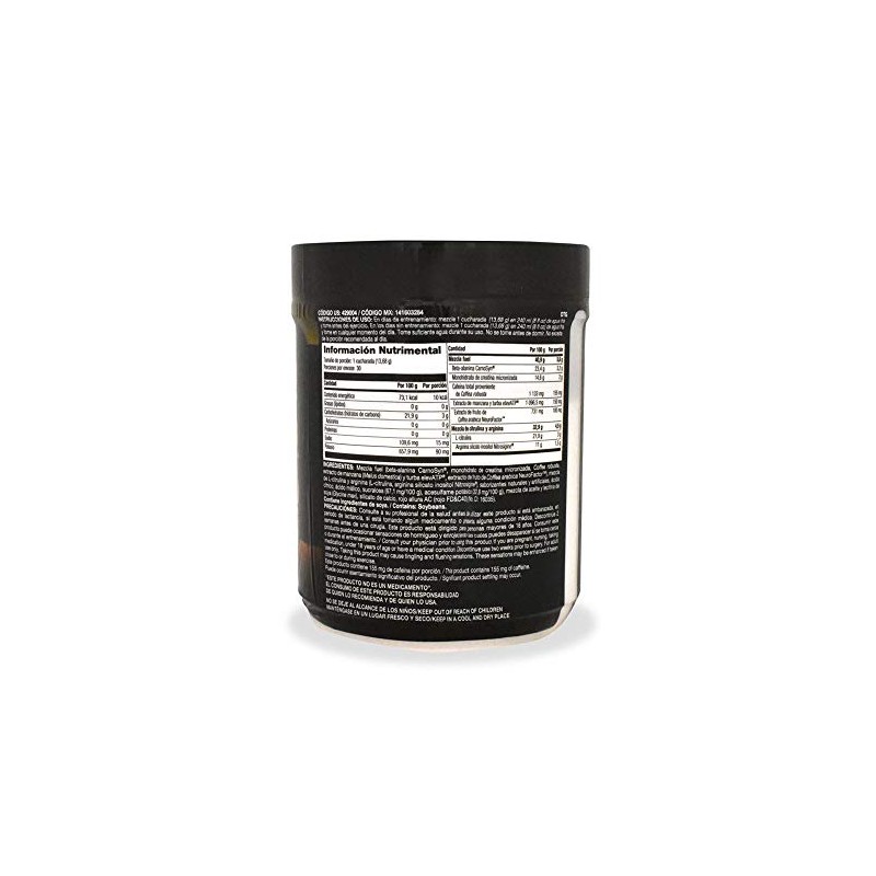 Beyond Raw Lit Pre-Workout, Ponche de Frutas - 410.4 g