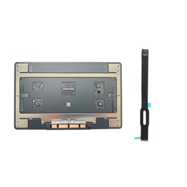 ICTION New Touchpad Trackpad with Flex Cable Replacement for MacBook Pro 16'' M1 Retina A2485 Late 2021 Year (Space Gray)