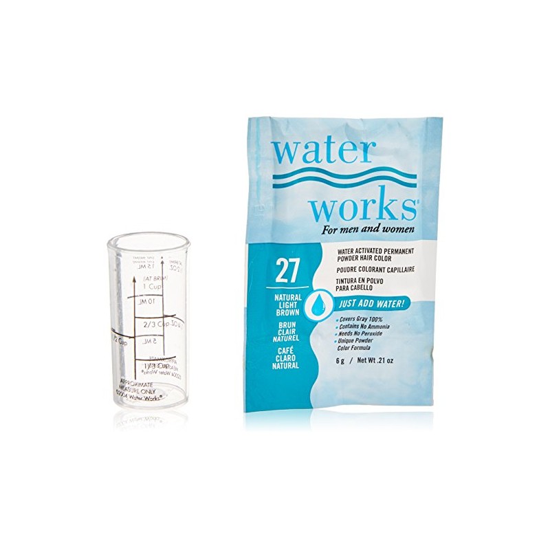 Water Works Water Activated Permanent Powder Hair Color for Men