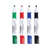 Q-Connect Premium Whiteboard Marker Bullet Tip Assorted (Pack of 4)