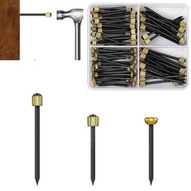 Pack of 90 Picture Hangers, Nail Picture Hangers, 3 Sizes, Picture Hanger, Set with Heavy Wall Pictures, Wall Nails for Pictures with Storage Box, Nails for Picture Frames, Pictures, Woodworking