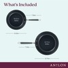 Anolon Advanced Home Hard-Anodized Nonstick Skillets (2 Piece Set- 10.25-Inch