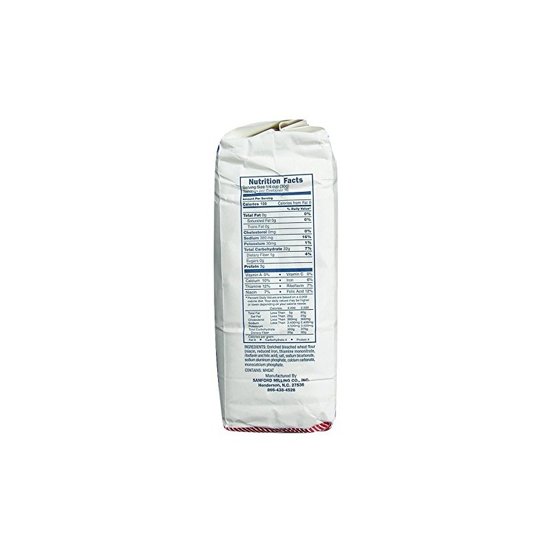 White as Snow Self-Rising Flour 80 Ounces
