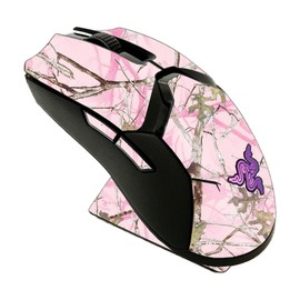 MightySkins Glossy Glitter Skin Compatible with Razer Viper Ultimate - Conceal Pink | Protective, Durable High-Gloss Glitter Finish | Easy to Apply and Change Styles | Made in The USA