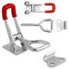 2 Pack Metal Toggle Latch,Box Closure Tension Lock Toggle Clamp