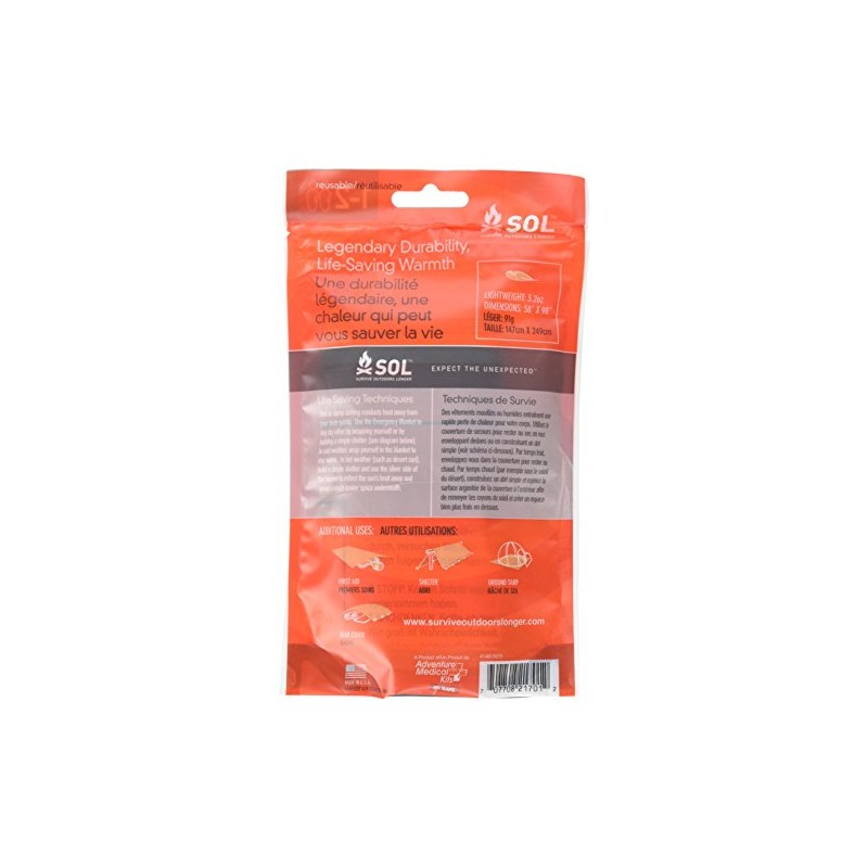 Adventure Medical Kits Essentials Heatsheets Survival Blanket