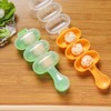 WJUAN 4 Pieces Onigiri Mould, PP Rice Ball Maker, with