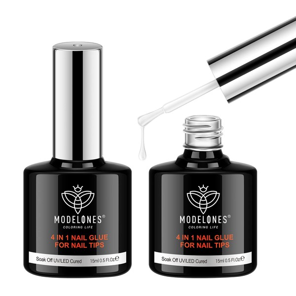 Modelones Gel Nail Glue Nail Glue Nail Tip Glue 15ml