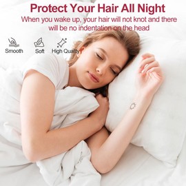 Cutiolly Seidenhaube zum Schlafen,Satin Haarhaube für Damen,Schlafhaube Haare Schützen,chlafhaube Seide,Verstellbar Satin Haarhaube,Bonnet Seide,mit Elastischem Band