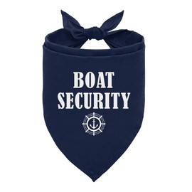 Boat Security Dog Bandana, Dog Boating Accessories, Funny Dog Bandana, Dog Lake Essentials, Dog Bandana for Small Medium Dogs, Dog Scarf, Pet Dog Triangle Scarf, Gift for Dog Lover (D40)