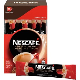Nescafe Sweet and Creamy Original Sachets 18x22g (Pack of 6, 108 Cups) -