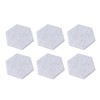 12PCS Hexagon Acoustic Panels High Density Sound Absorbing Panels Sound