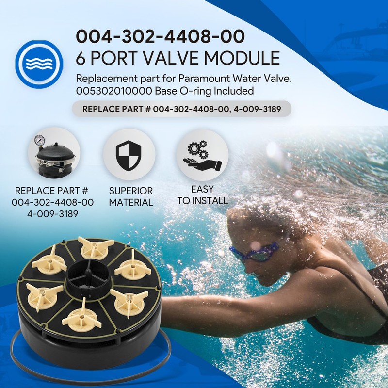 Premium 6 Port Module Kit Replacement for Paramount Water Valve,