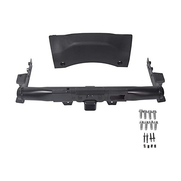 2'' Trailer Tow Hitch Receiver W/ Cover Bezel & Hardware