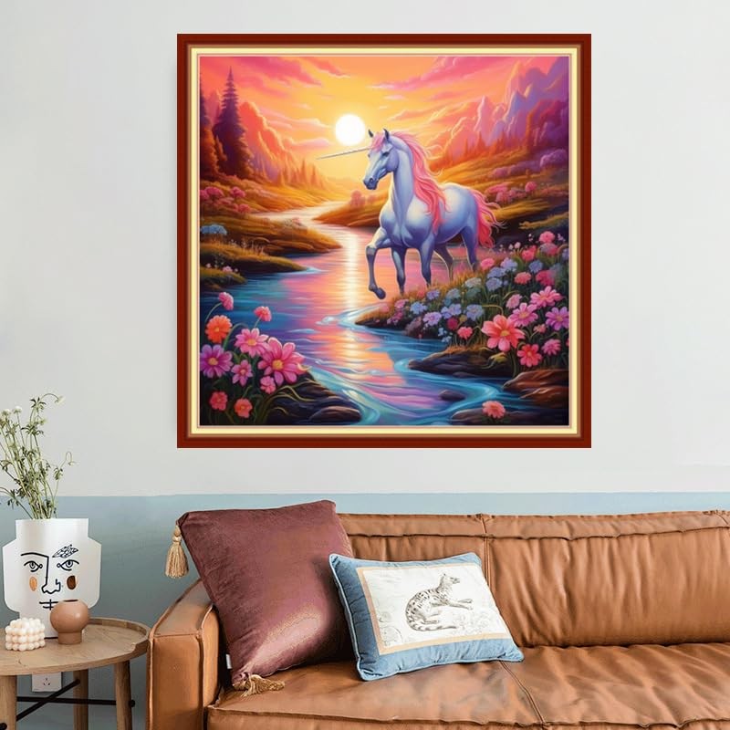 Joyhoor Stamped Cross Stitch Kits for Beginners, Needlepoint Kits for