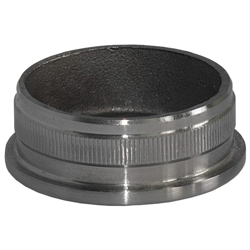 TIBU End Cap Stainless Steel V2A for Pipe Diameter 48.3