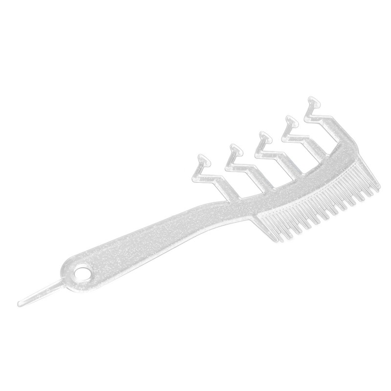 10pcs Z Shaped Wide Tooth Comb Stylish Portable Double Sided