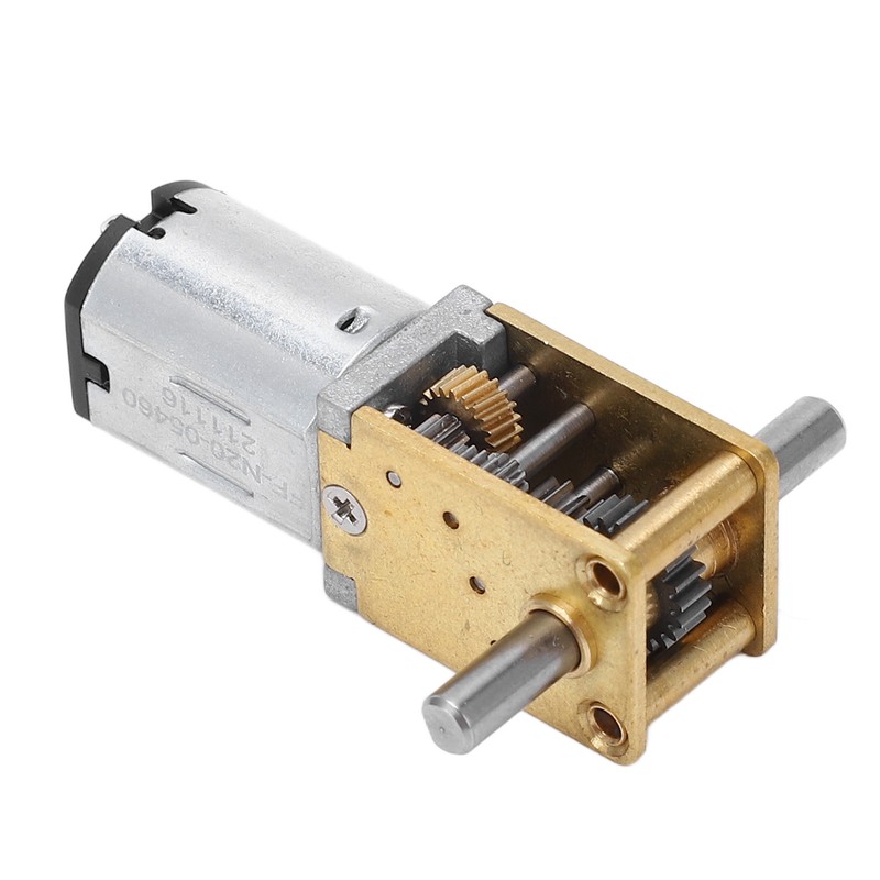 Gear Motor Speed Reduction Dual Output Shaft Worm Brushed Large