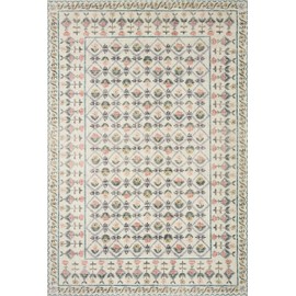 Loloi Rifle Paper Co. x Eden Collection EDE-03 Lattice Ivory 2'-6" x 9'-6" Runner Rug