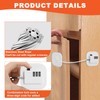 KOVOSCH 2Pcs Password Fridge Locks,Cupboard Locks,Window Locks for Children Safety,Window