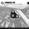 NICECNC Black Aluminum Exhaust Mount Bracket for Suzuki DRZ400S/DRZ400SM 2000-2024
