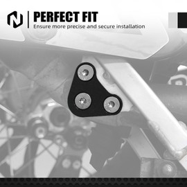 NICECNC Black Aluminum Exhaust Mount Bracket for Suzuki DRZ400S/DRZ400SM 2000-2024