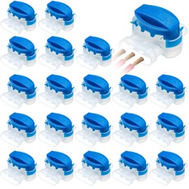 LINXIU 3 Wire Connectors Electrical IDC 314-BOX Wire Connectors Self Stripping Pigtail Connector for 22-14 AWG Cables Robotic Lawn Mowers 22Pack