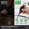 Mini Keychain Multitool for Travel – Stainless Steel Screwdriver, Hex