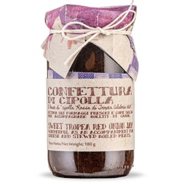 Calabrian Sweet Tropea Onion Jam Igp, 6.3 oz, Caramelized Red Onion Jam spread, Artigiani dei Sapori, Product of Italy