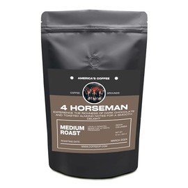4 Horsemen Coffee Premium Medium Roasted Ground Beans for Exquisite Brews
