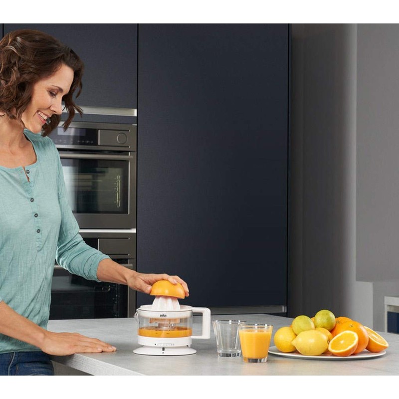 Braun CJ3000 Electric Citrus Press, 350 ml bowl with scale,