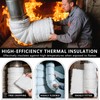 DOTUHAO Ceramic Fiber Insulation, 24"x8"x1"Thick Fireproof Insulation Blanket, 2300F High