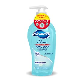 BLUMEN Jabon Liquido Clear Antibacterial, color , 1 count, pack of/paquete de
