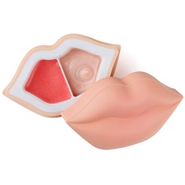 KOCOSTAR Peach Duoduo - Juego de crema de labios y aceite labial | Exfoliante suave de cáscara de nuez y aceite de semilla de jojoba hidratante para labios secos agrietados, juego coreano de cuidado