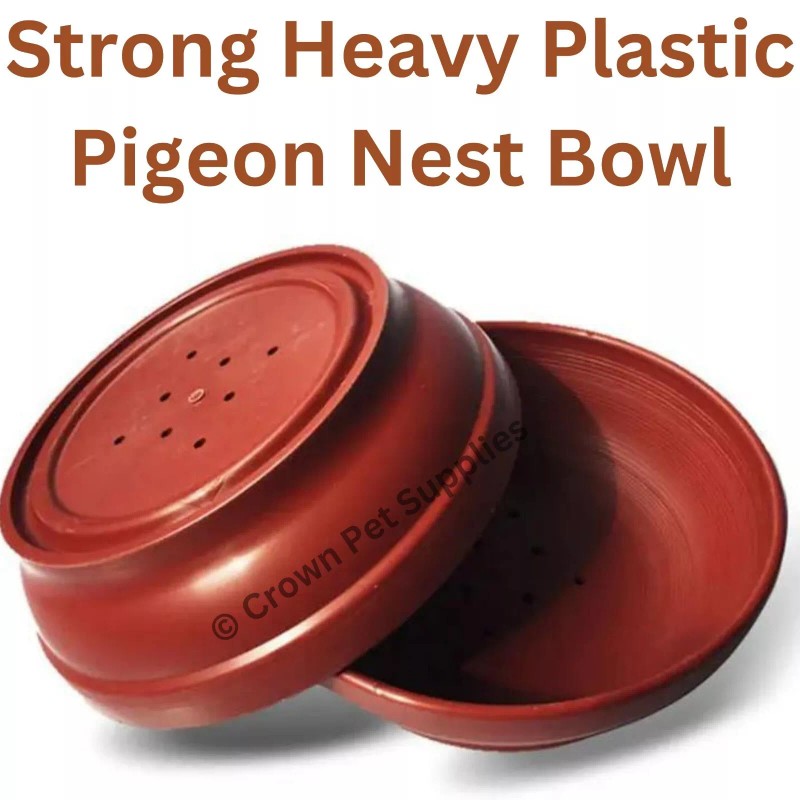 Crown Pet Supplies 6 X Plastic Nesting Bowls & Nest