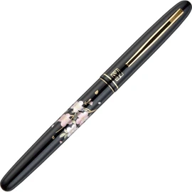 Kuretake DU184-015 Brush Pen, Kuretake Fountain Brush, Sakura Song, Black Barrel