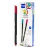 Plus Office 10 Fine Tip Felt Tip Pens 0.4mm Ideal