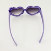 OZPYKAE Girl Heart Flower Sunglasses,Heart Shaped Cute Glasses UV 400