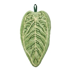 Leaf Hand Drying Towel Coral Fleece Kitchen Absorbent Quick Dry