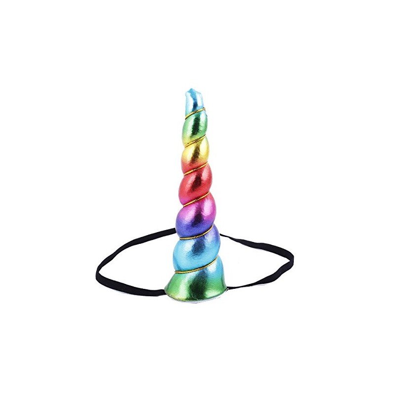 Love Sweety Shiny Unicorn Horn Elastic Headband Cosplay Costume Easter