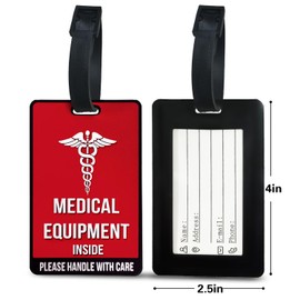 Medical Equipment Luggage Tag, Suitable for Travel Medical Id Tags (1)