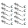 10 Pcs 3/8in Air Conditioning 90 Degree Beadlock Aluminum AC